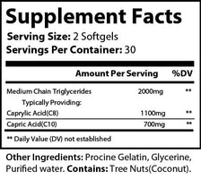 Aceite orgánico MCT