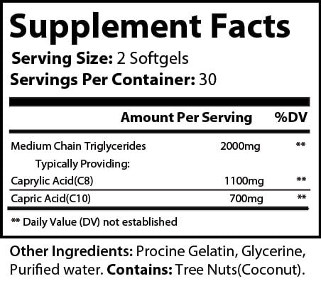 Aceite orgánico MCT